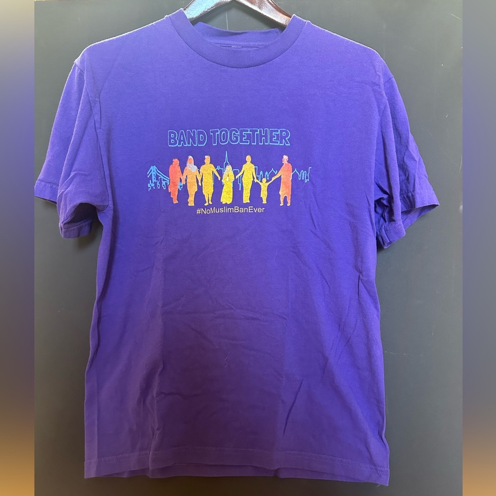 Purple #NoMuslimBan T-Shirt